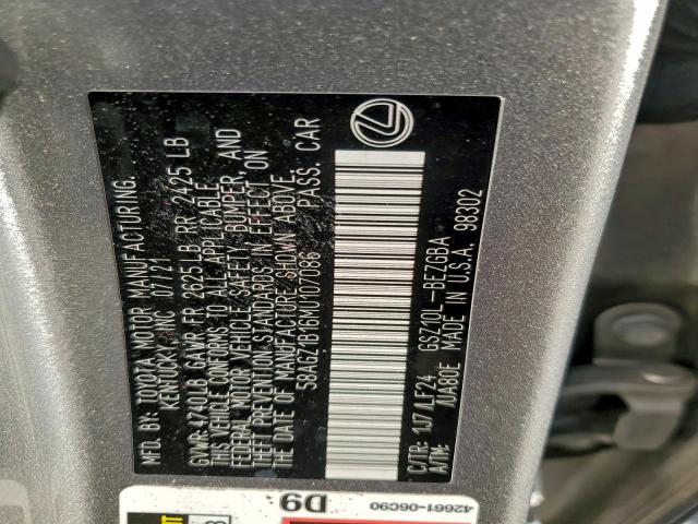 Lexus Es 350 Base Image 2