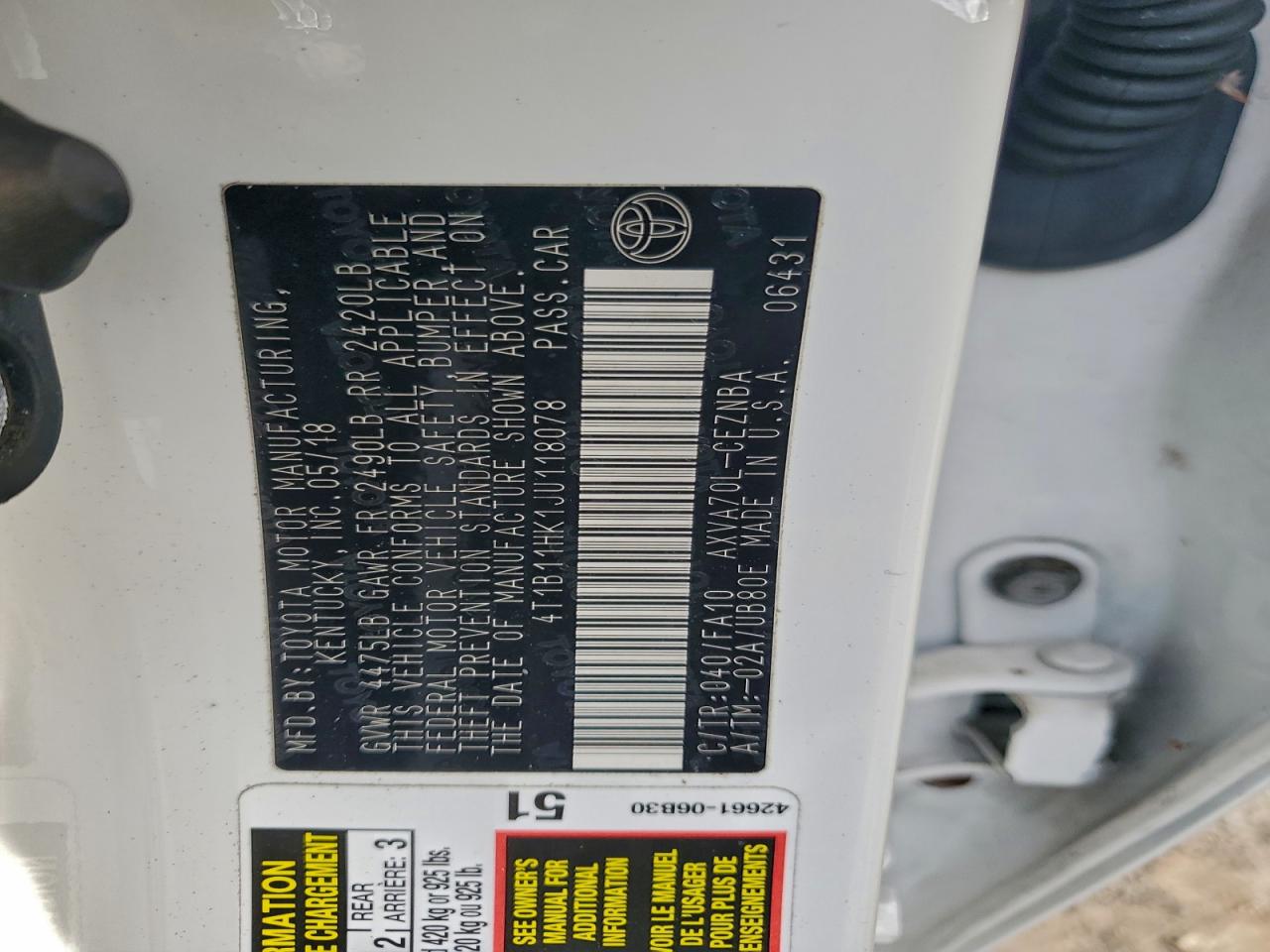 Toyota Camry L Image 13