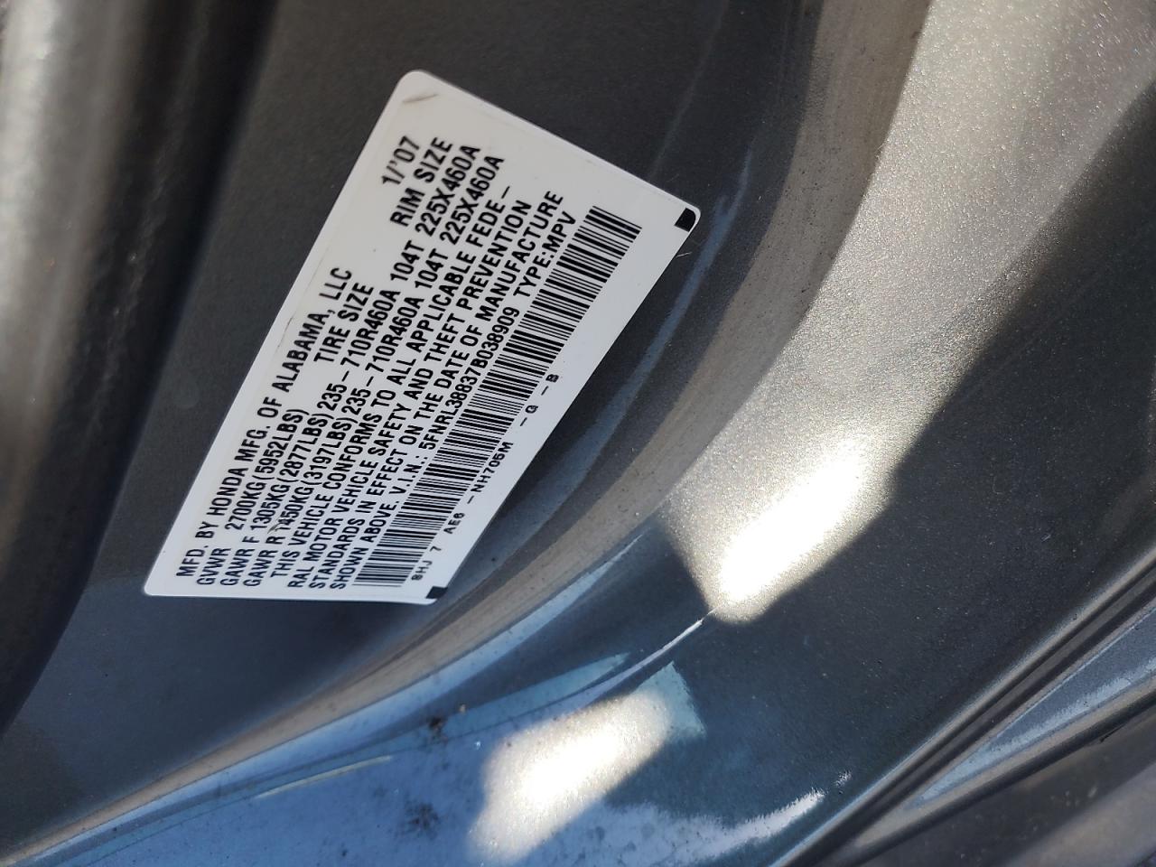 Honda Odyssey Touring Image 13