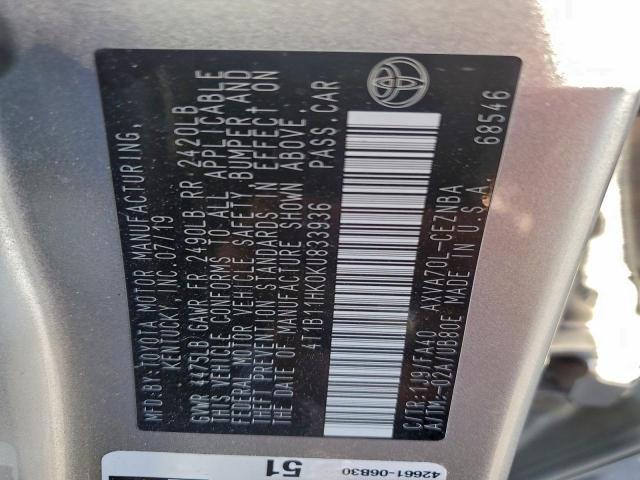 Toyota Camry L Image 10