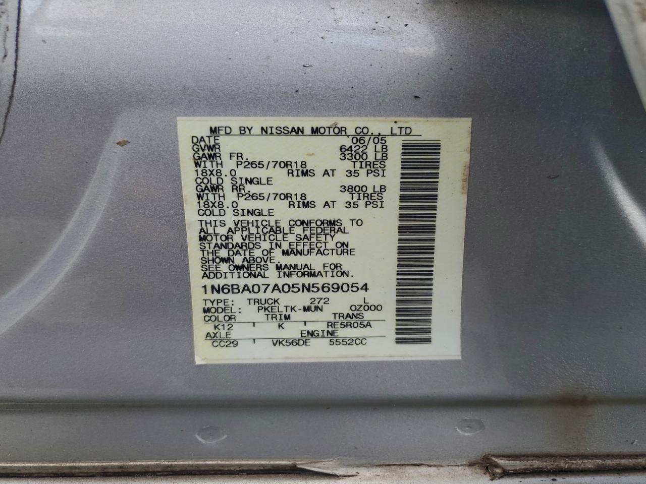 Nissan Titan Xe Image 9