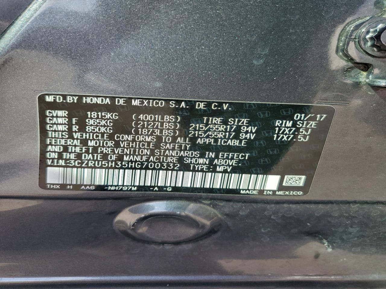 Honda HR-V Lx Image 8