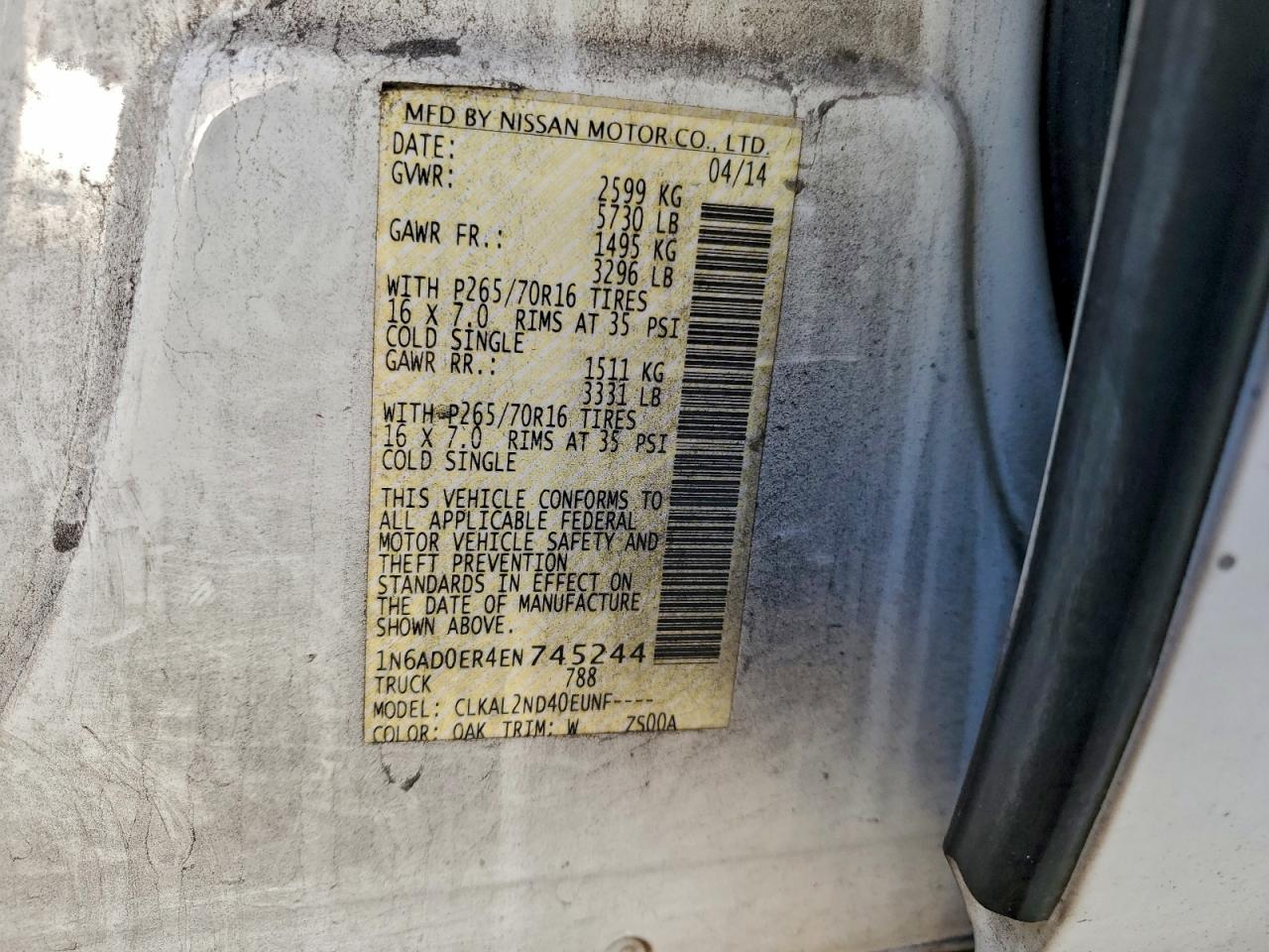 Nissan Frontier S Image 11