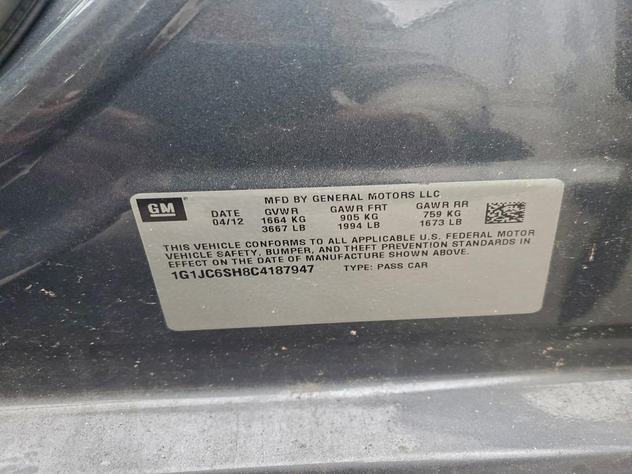 Chevrolet Sonic Lt Image 10