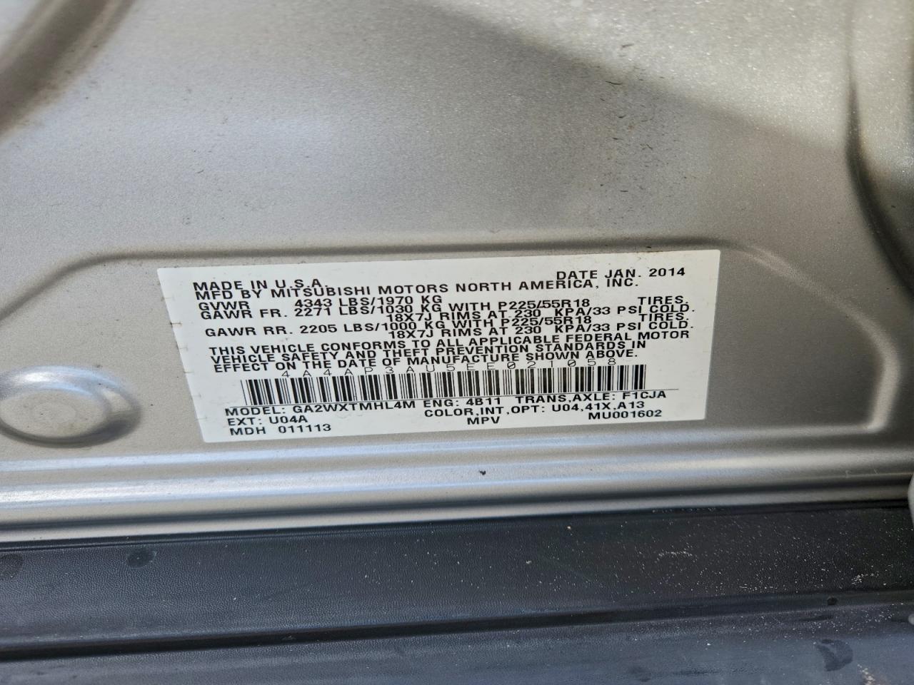 Mitsubishi Outlander Es Image 12