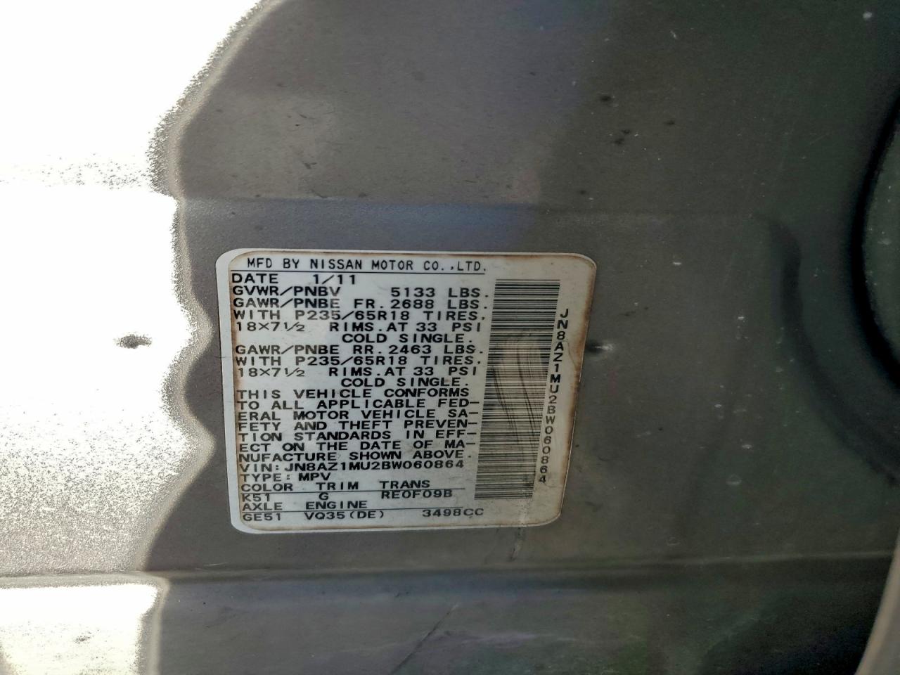 Nissan Murano S Image 8