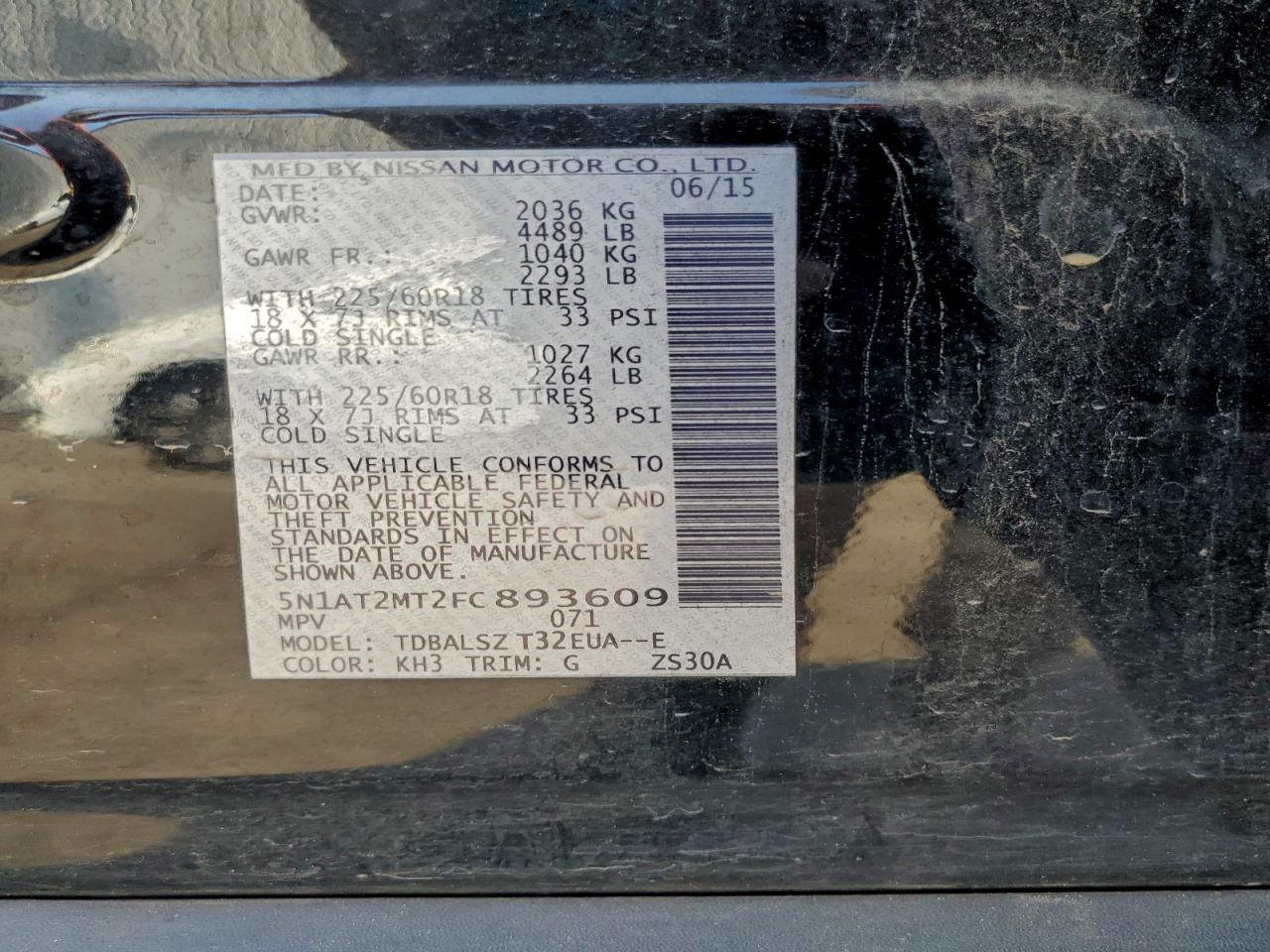 Nissan Rogue S Image 6